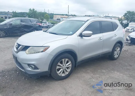 2014 Nissan Rogue Sv из США, поврежденный, VIN 5N1AT2MT3EC784588